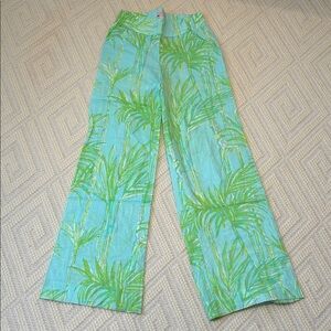 Lilly Pulitzer Palm Print Pants